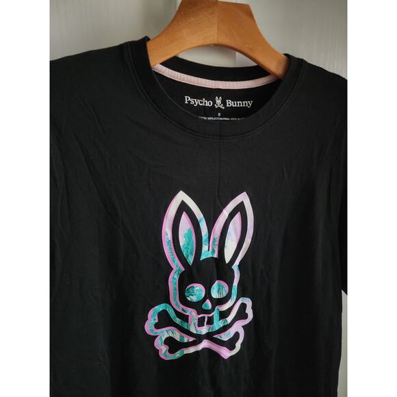 Psycho Bunny Men's Leonard Pima Cotton Logo Graphic Tee Size 5 (medium) palm - Picture 3 of 8